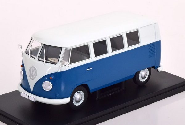 VW T1 Bus 1960 Blue/White WB124179 Модель 1:24
